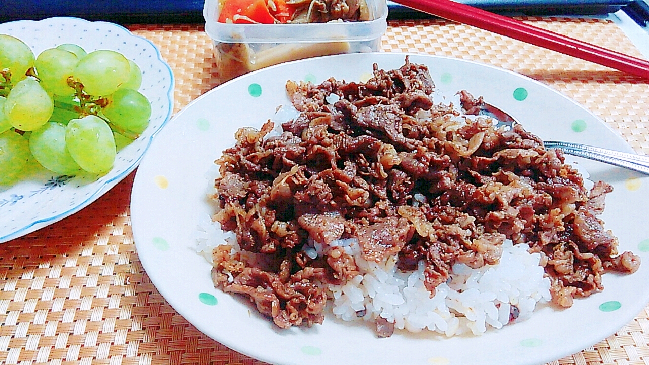 炒めるだけ！牛肉のカレー炒め