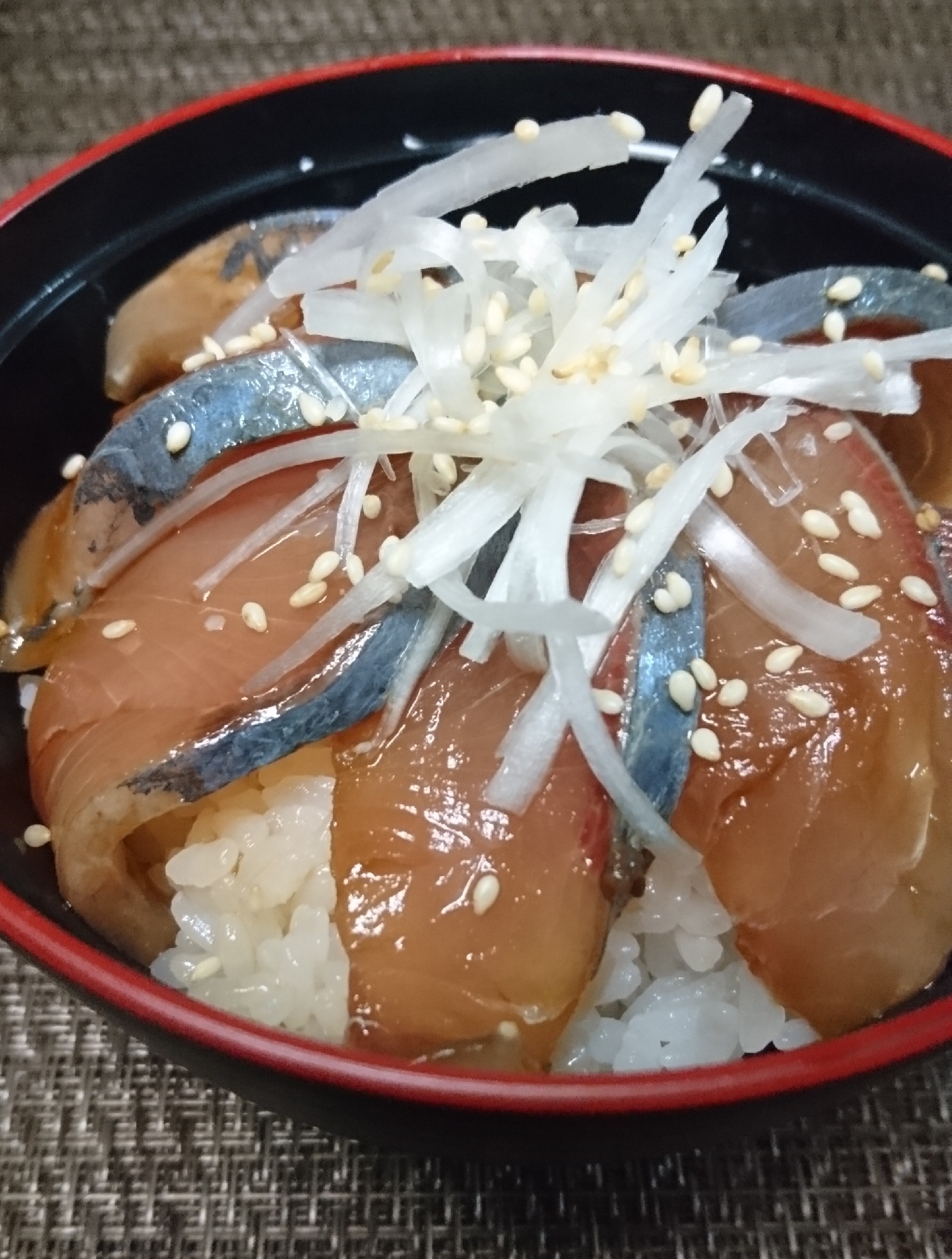 簡単美味しい! ハマチ漬け丼!