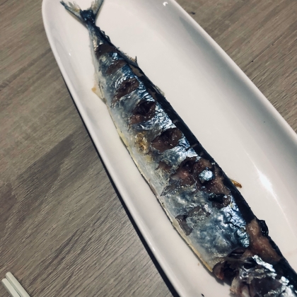 さんま　岩塩焼き