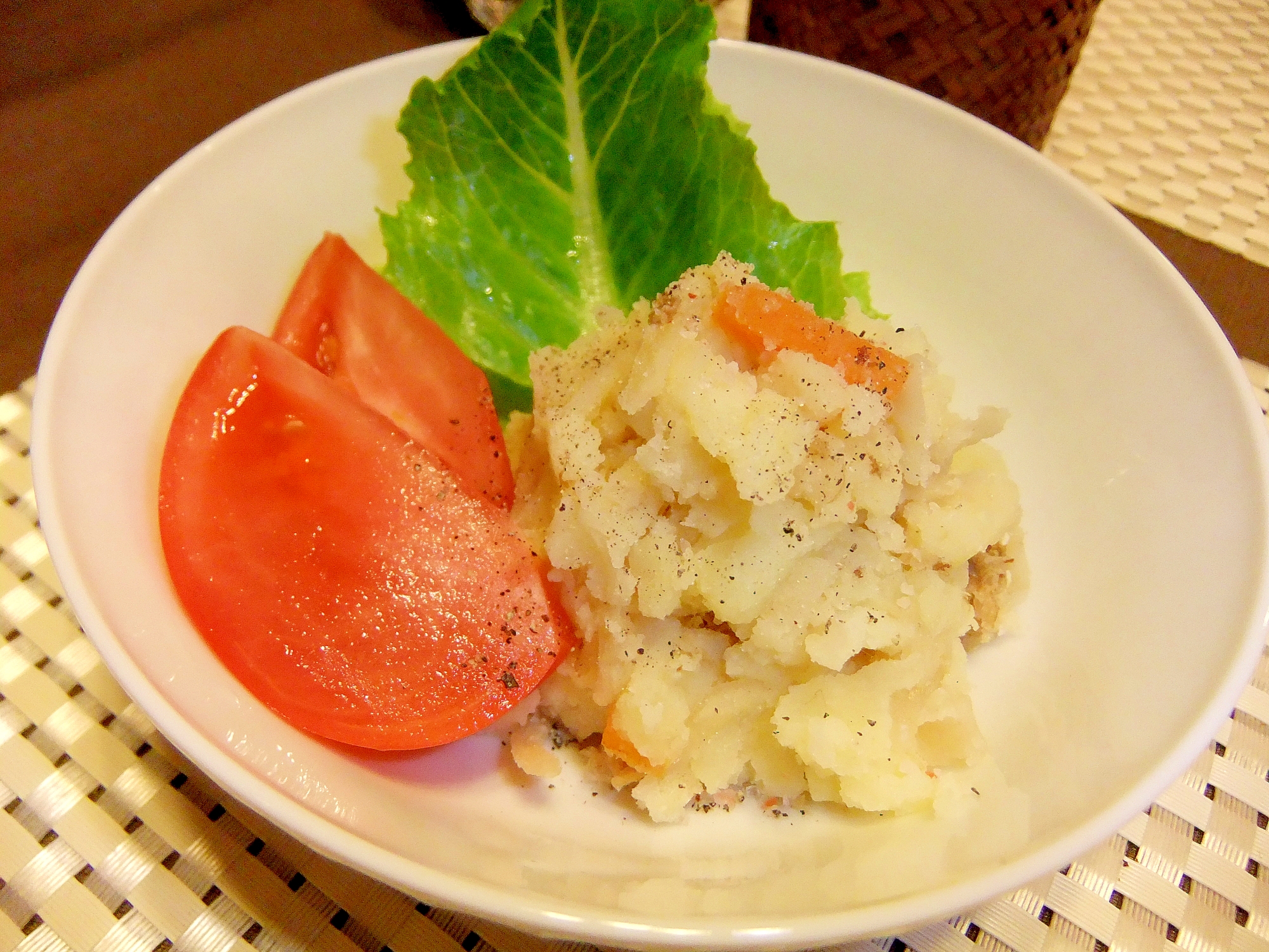 リメイク☆塩分控えめ切干大根のポテトサラダ