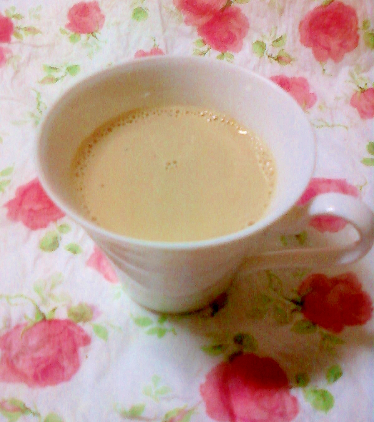 ☆*・ホエーとインスタントコーヒー入り豆乳☆*:・