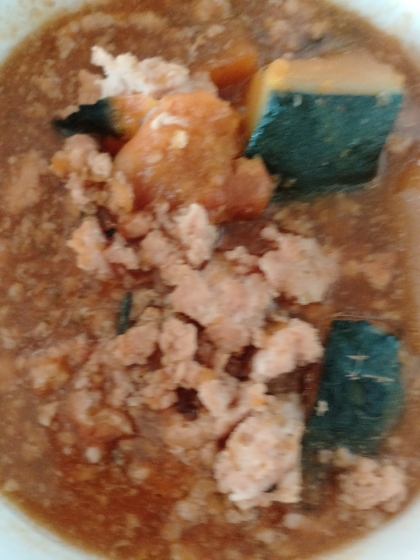 ご飯がすすむ☆挽き肉とかぼちゃの甘辛炒め