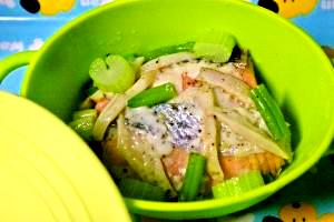 簡単☆シリコンクックポットで出来る鮭蒸