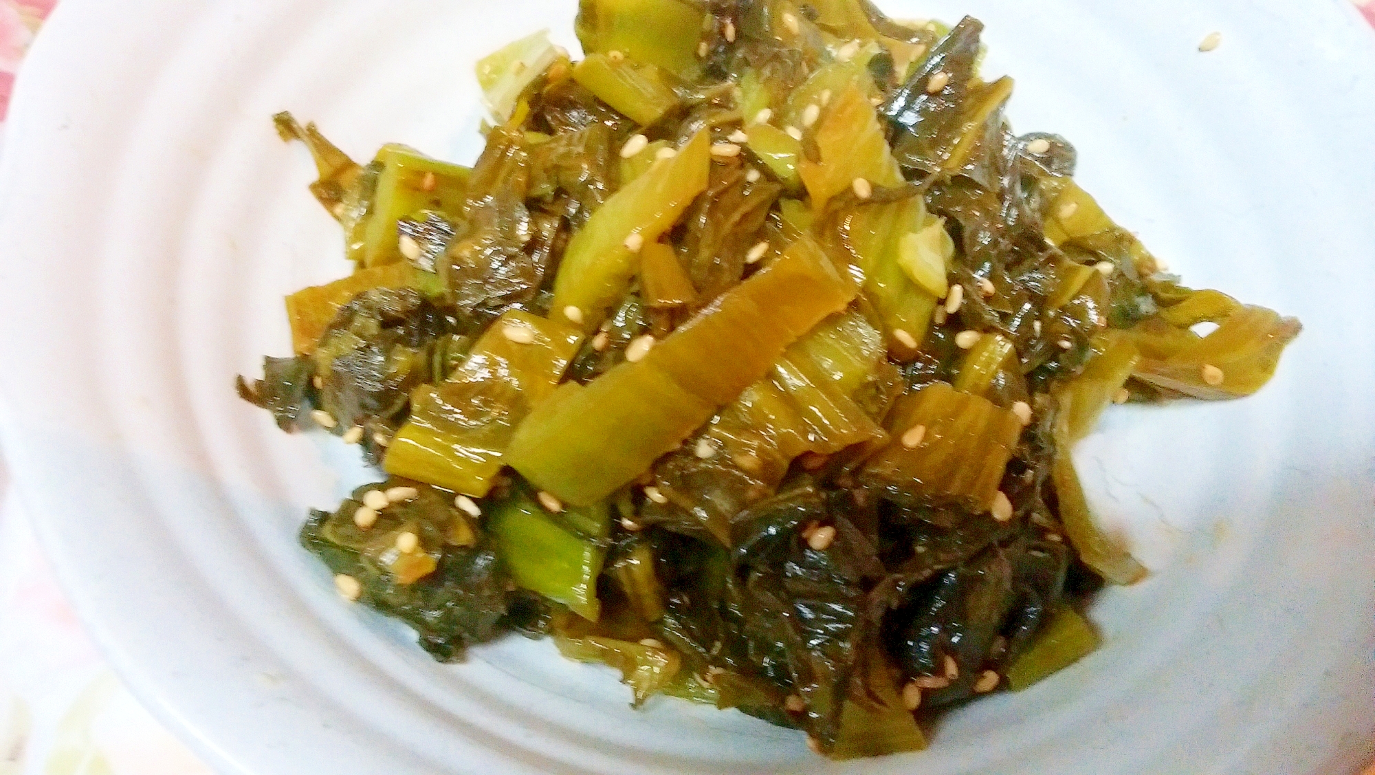 節約!古漬けの高菜のゴマ沺炒め♪