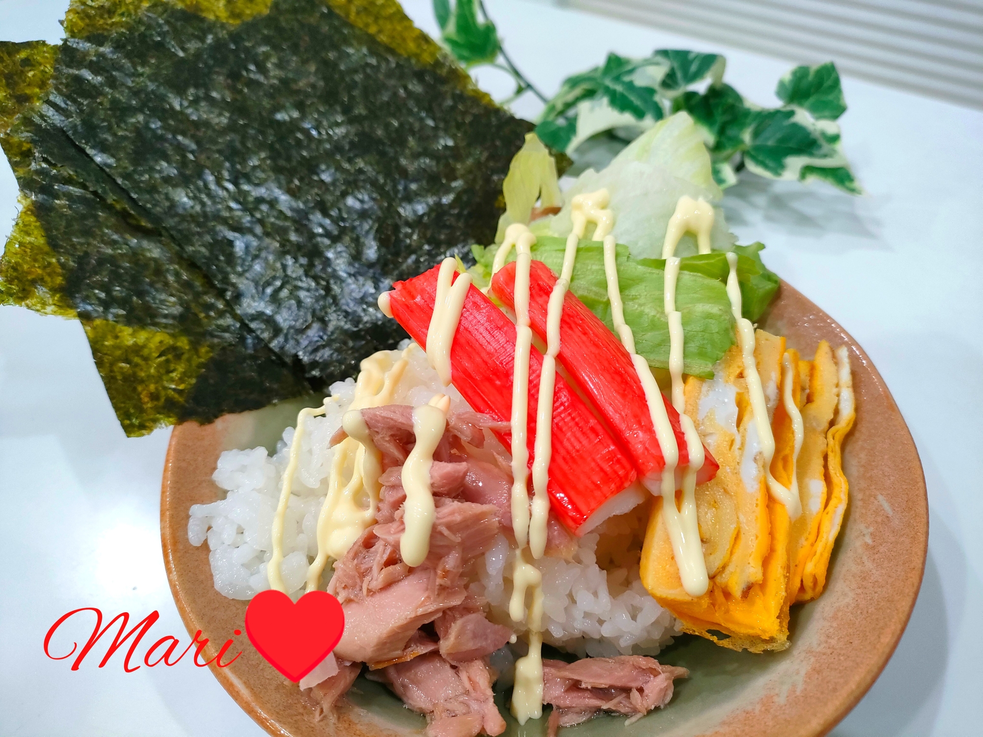 かにかまアクセント♪手巻かないずし