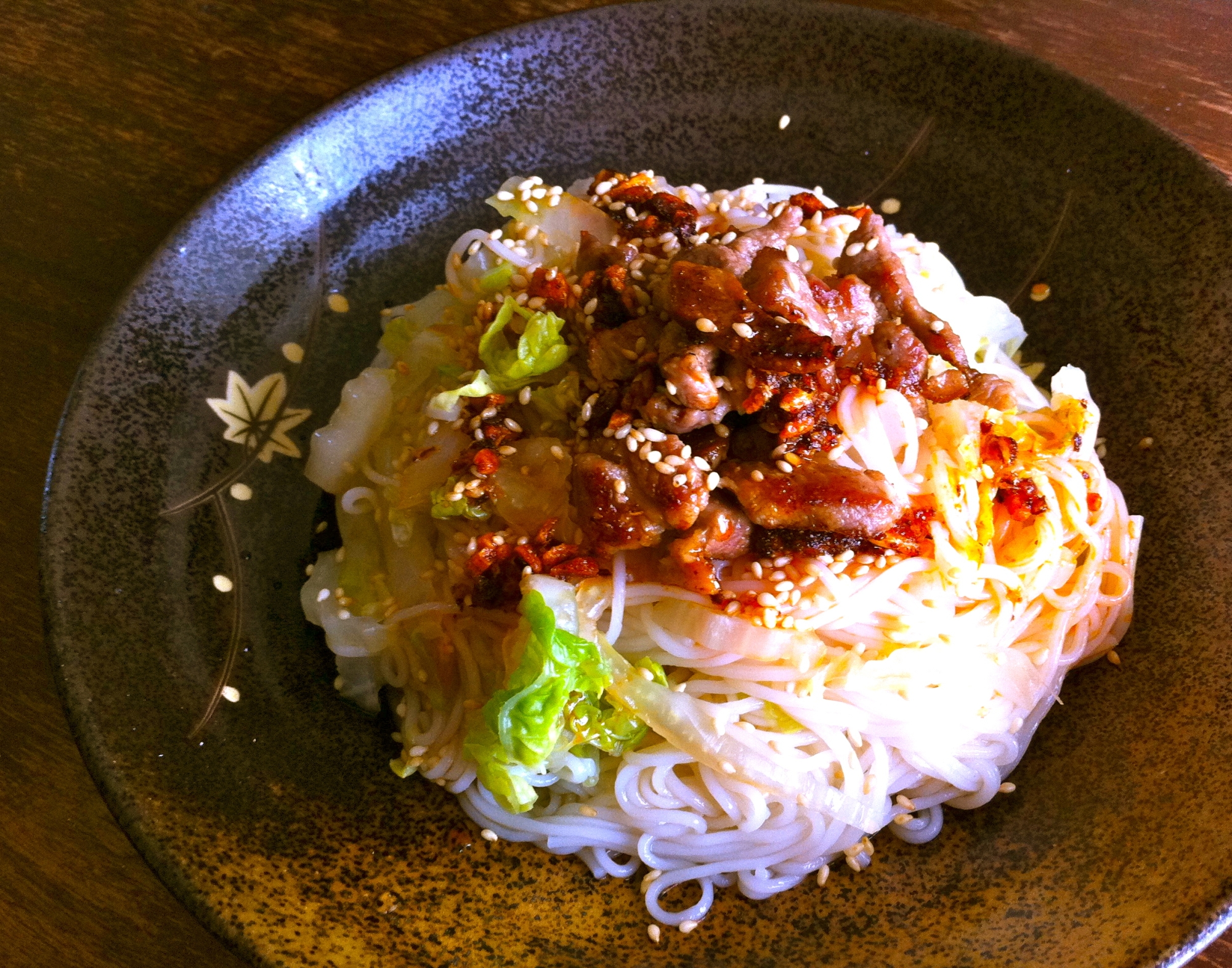 ♦食べるラー油で♦お手軽さっぱり混ぜそうめん