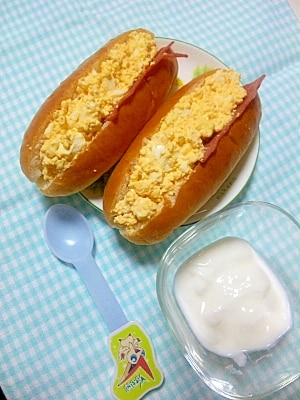 たまごドック ときどきベーコン レシピ・作り方 by おさるのちゅら海
