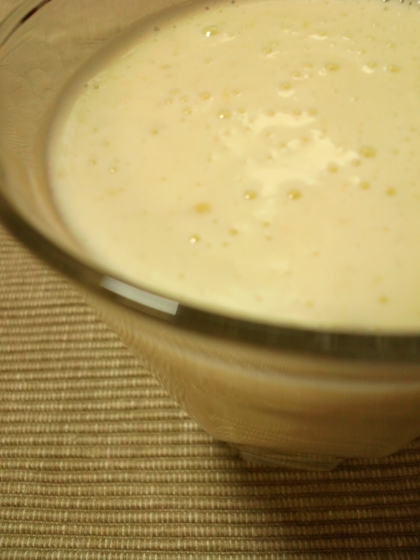 バナナメープル豆乳シェイク