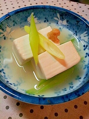 湯豆腐♪おろしショウガ＆ねぎ入り レシピ・作り方 by ラズベリっち
