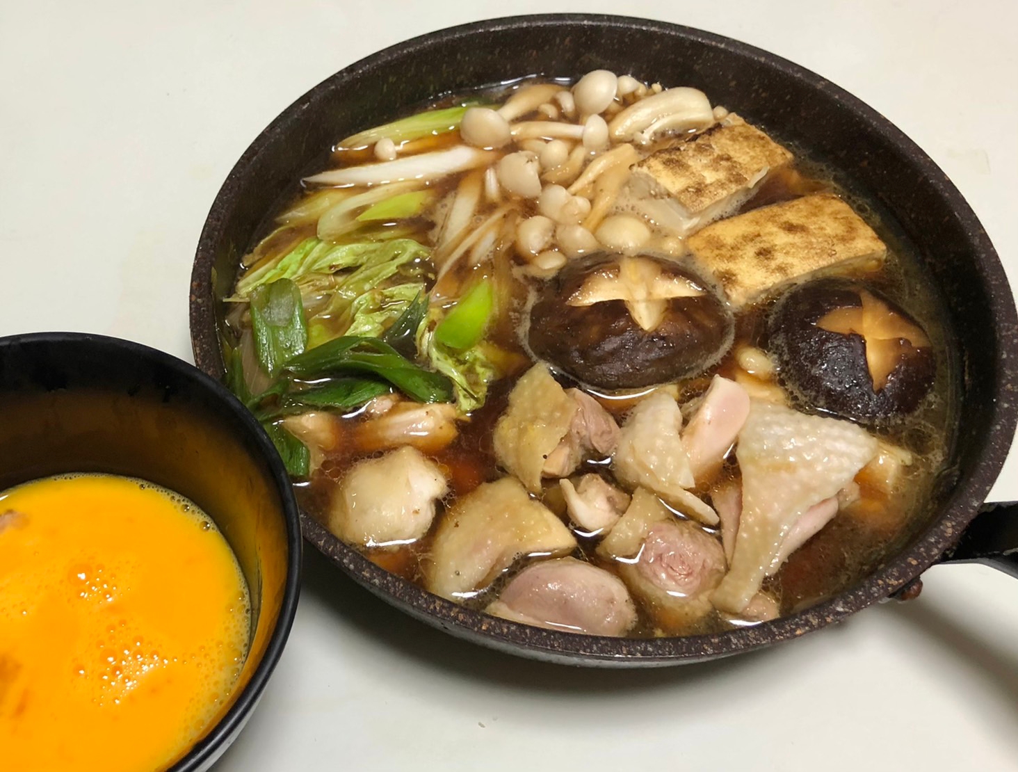 薩摩地鶏のすき焼き
