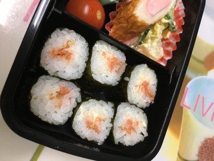 おにぎりより食べやすいですよね。子供のお弁当に入れました。