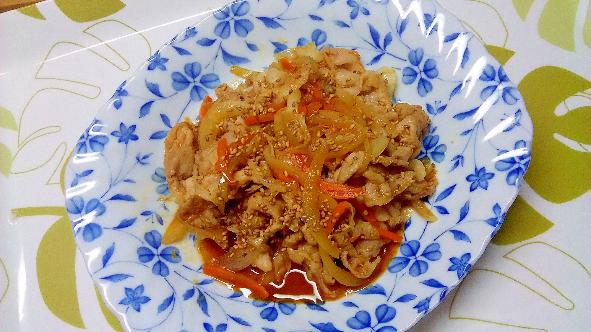 豚と野菜の韓国風炒め＋＋