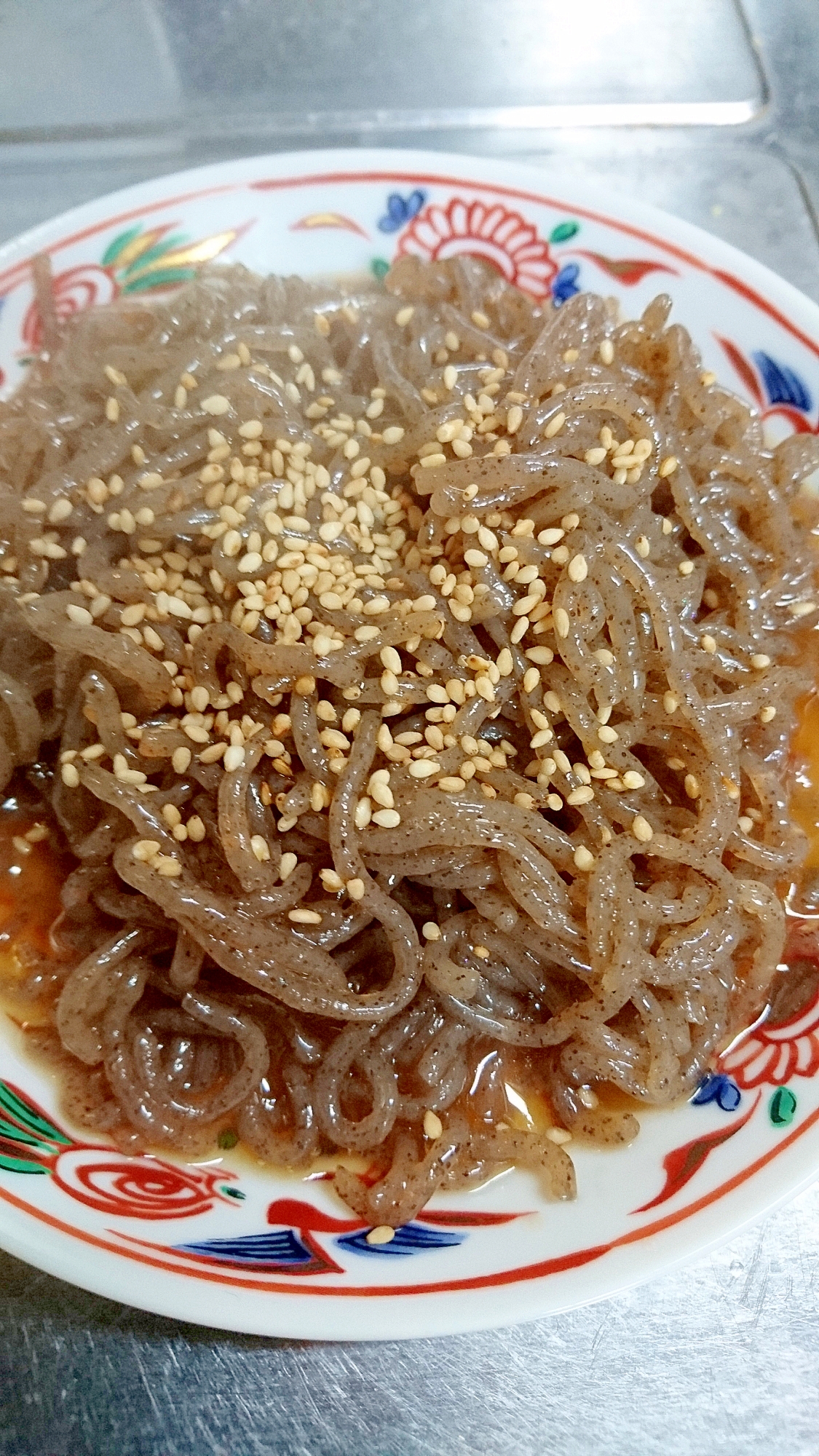 いとこんにゃくのすき焼き風炒め