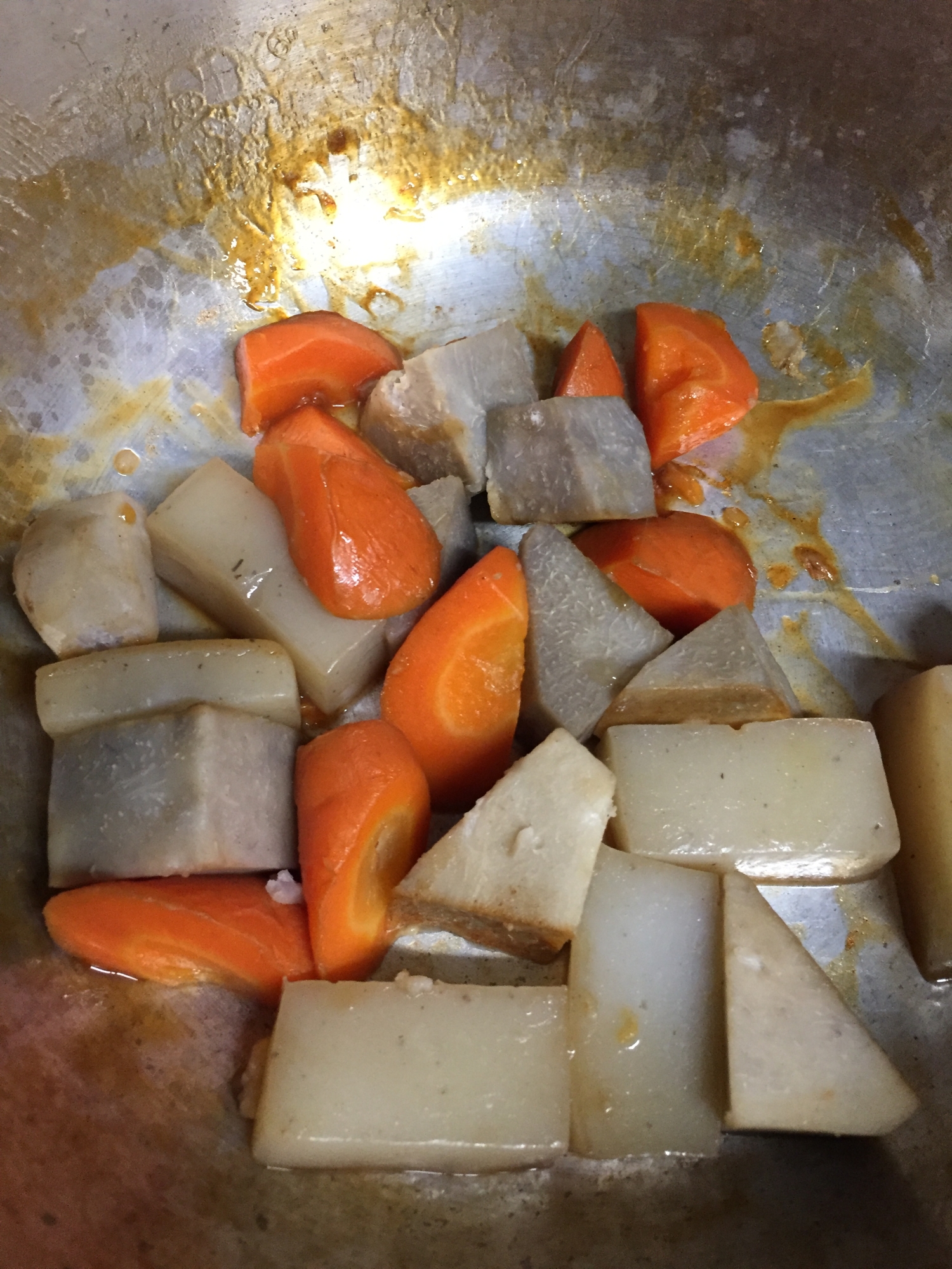 おおきめ里芋を使って、里芋煮