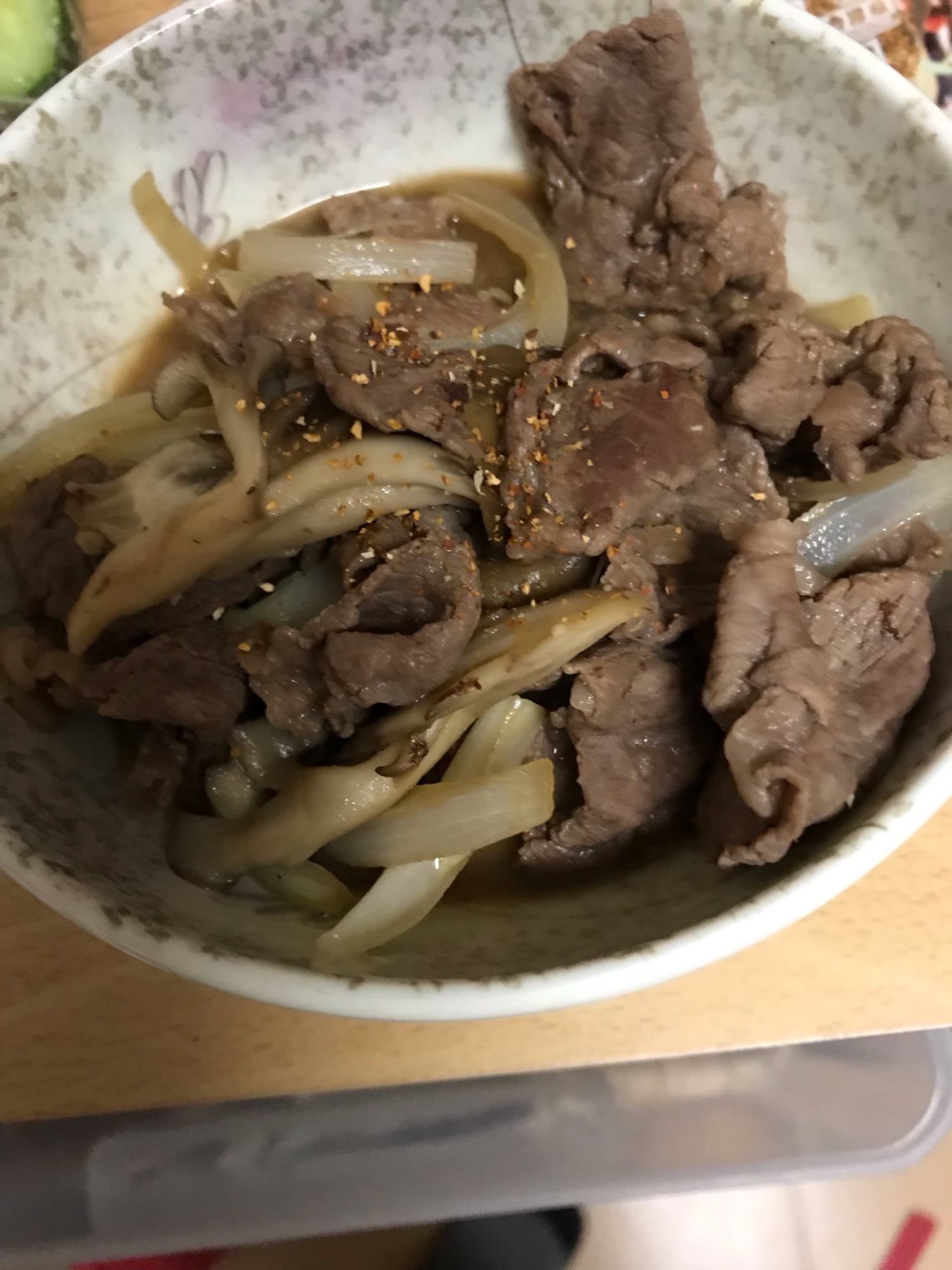 ポン酢でさっぱり牛肉の煮込み