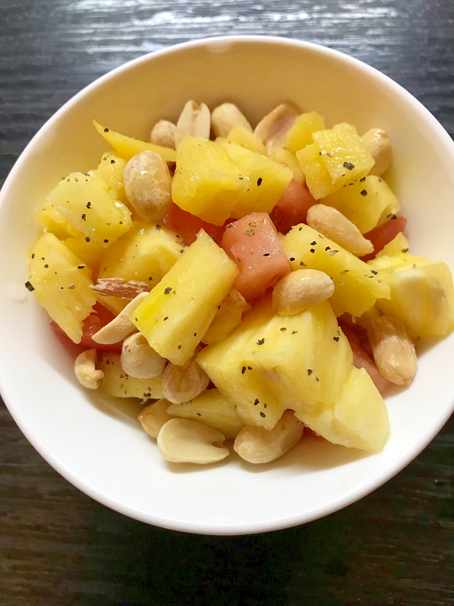 ピーナッツ入りパインサラダ レシピ 作り方 By Libre 楽天レシピ ピーナッツ入りパインサラダ レシピ 作り方 By Libre 楽天レシピ