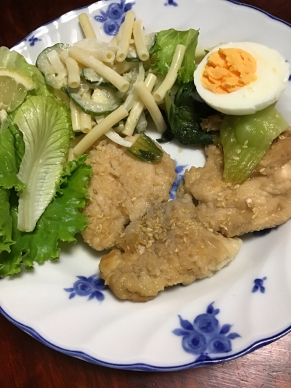 胸肉のソテー照り焼きソース