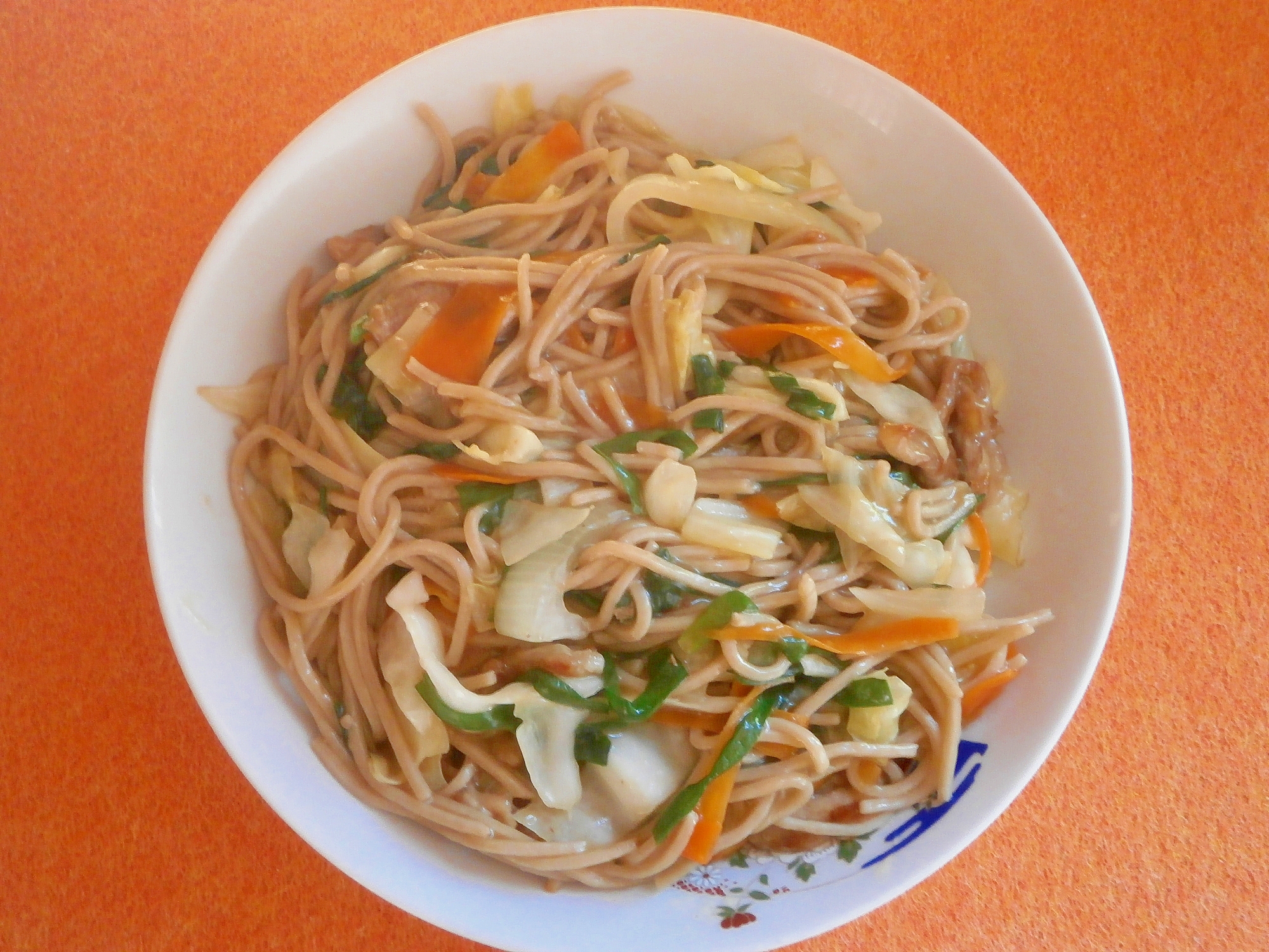 お蕎麦で！あんかけ焼きそば