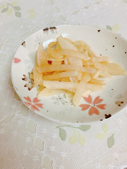 大根じゃがいも炒め