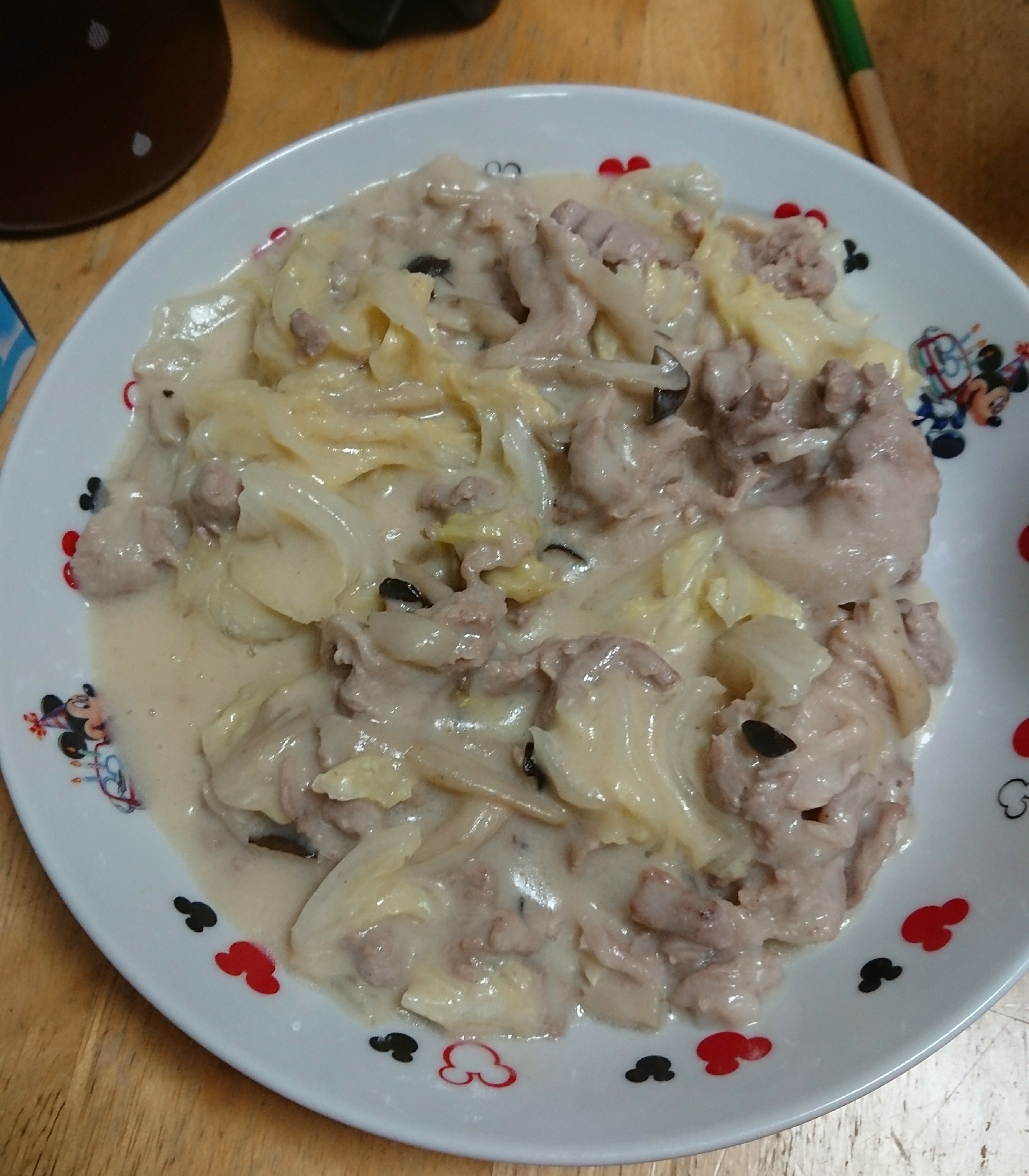 豚肉のクリーム煮