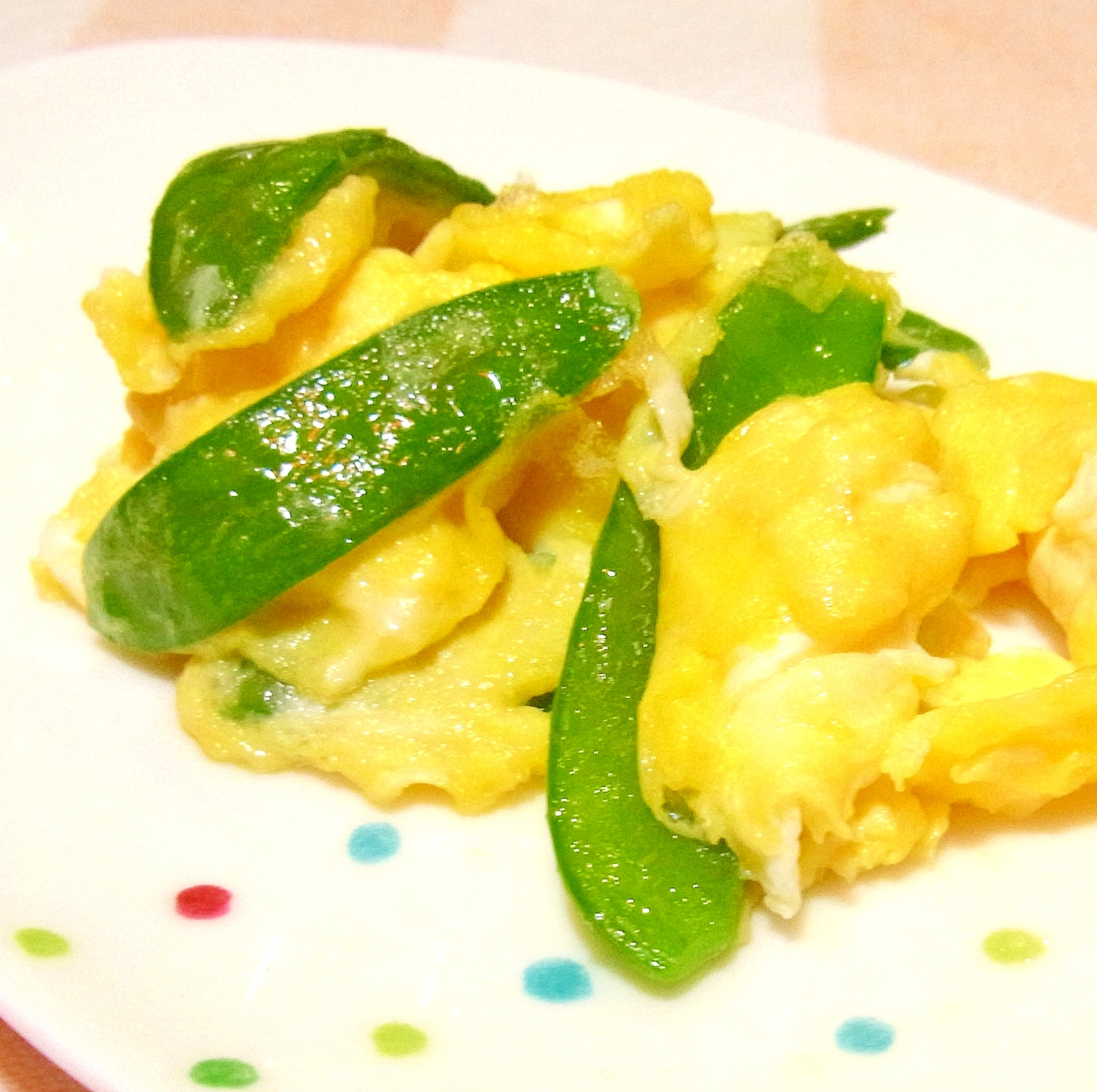 お弁当に 絹さやの卵炒め レシピ 作り方 By メリッコ 楽天レシピ