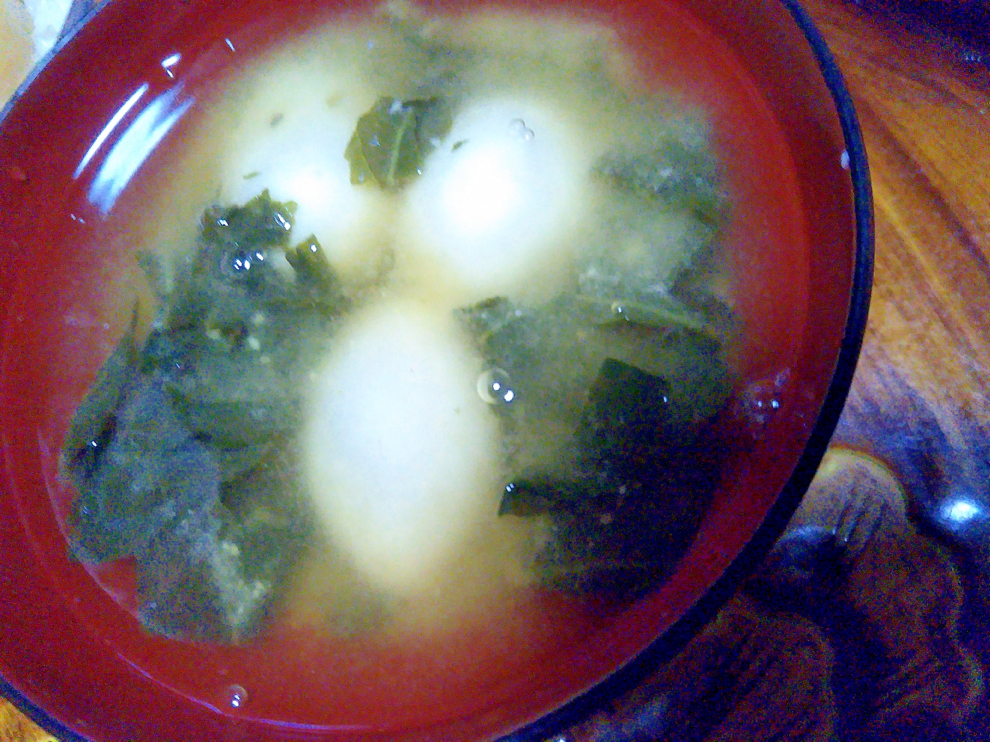 小松菜&里芋の味噌汁