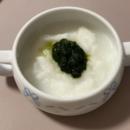 参考にさせていただきました！久しぶりのほうれん草もお粥に混ぜるとよく食べてくれました^ ^