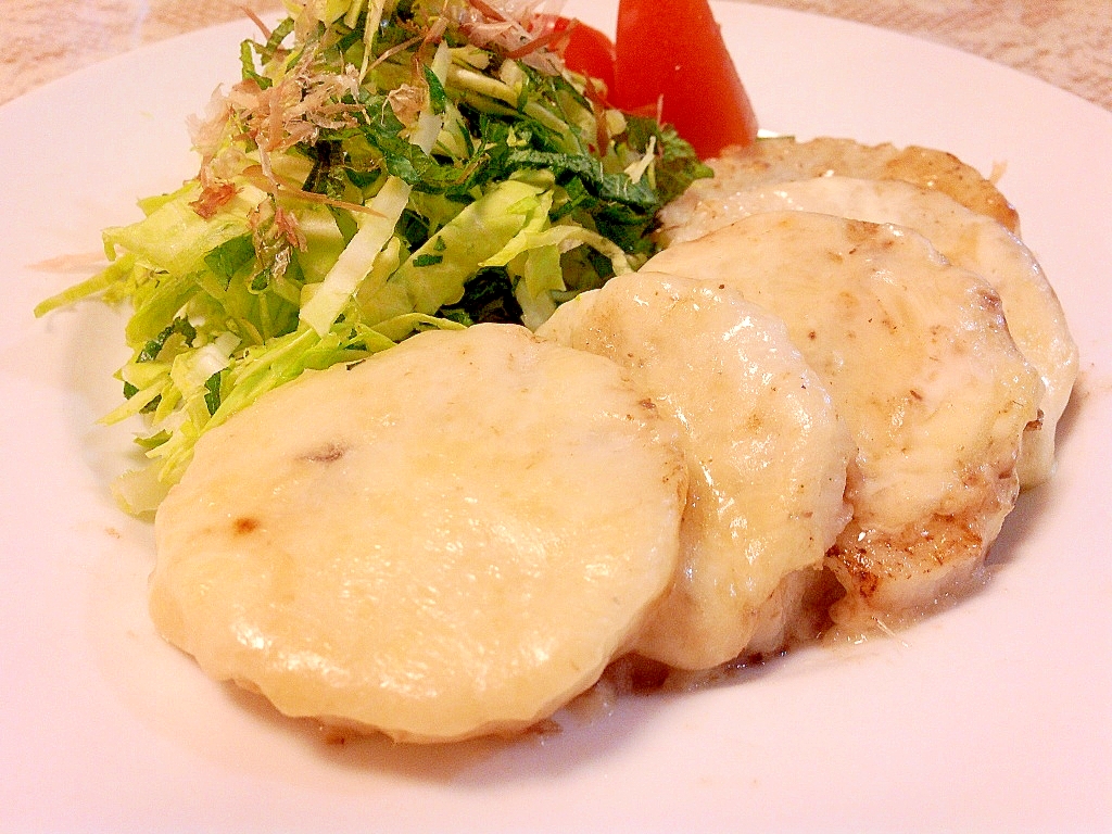 長いものラクレット風