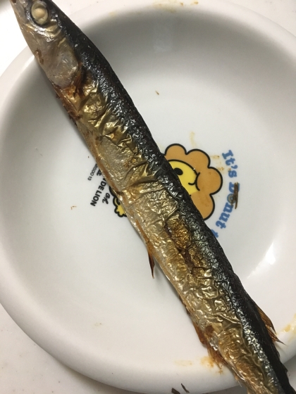 トースターで秋刀魚のホイル焼き