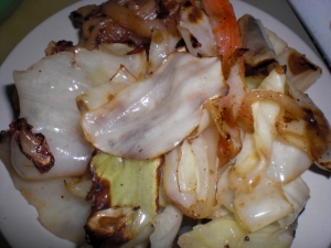 豚肉とキャベツの蒸し焼き☆生姜味噌味