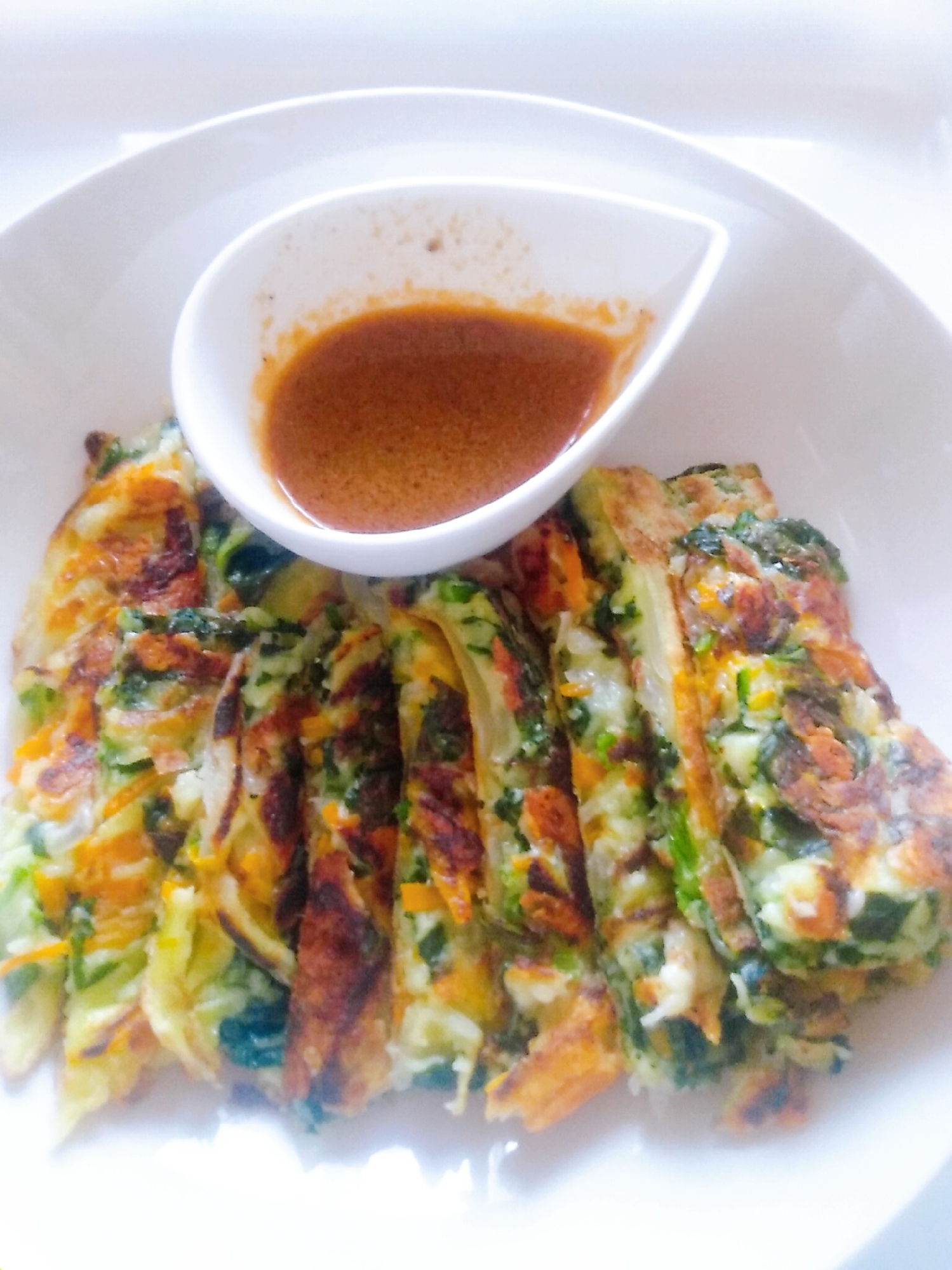 強力粉と片栗粉でホウレンソウのチーズチヂミ レシピ 作り方 By 愛情食堂300縁レシピ 楽天レシピ