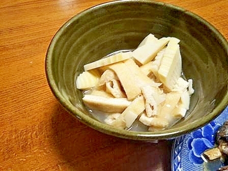 筍と　あげの　ほっこり煮物