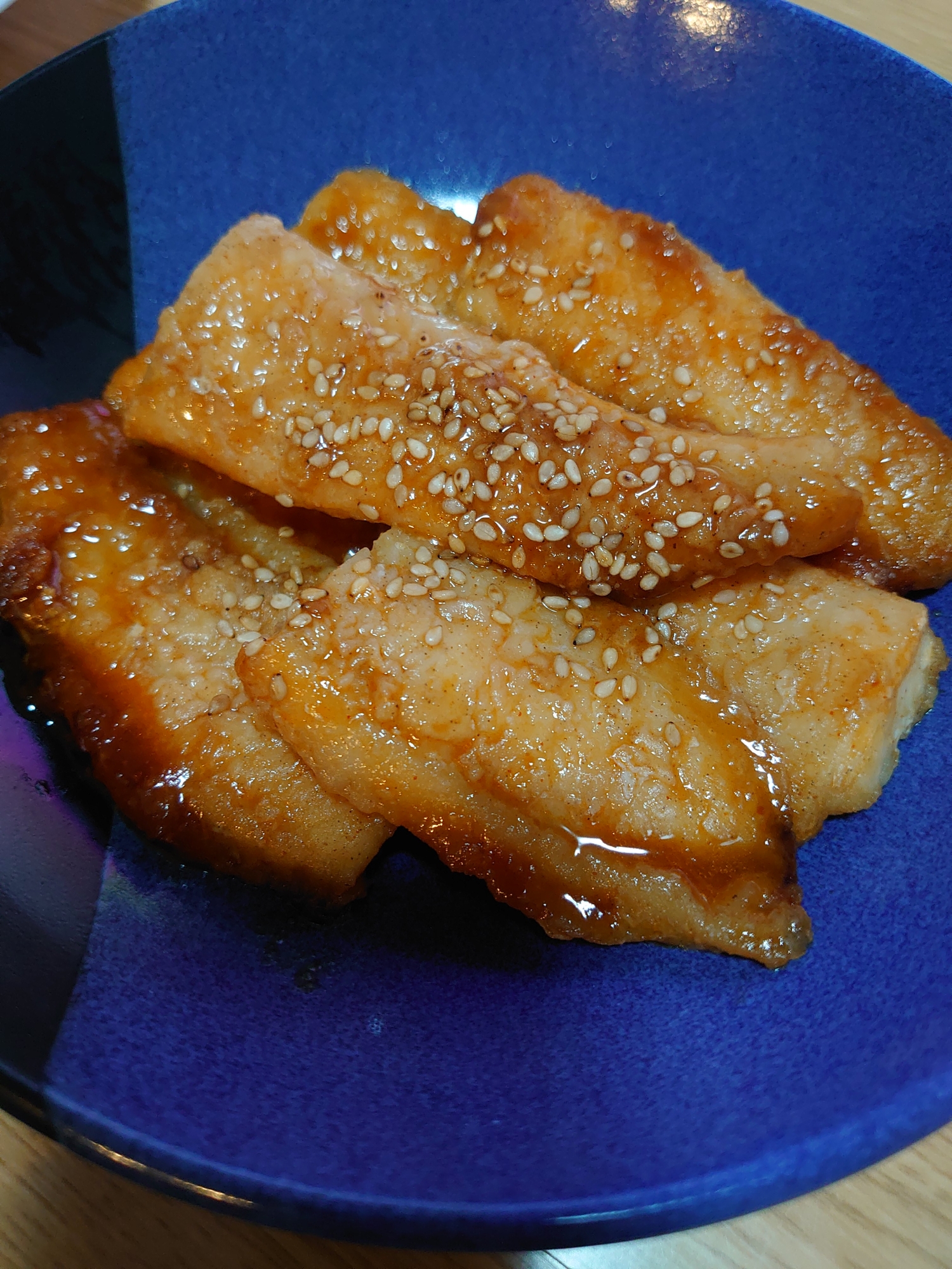 白身魚のコチュジャン焼き