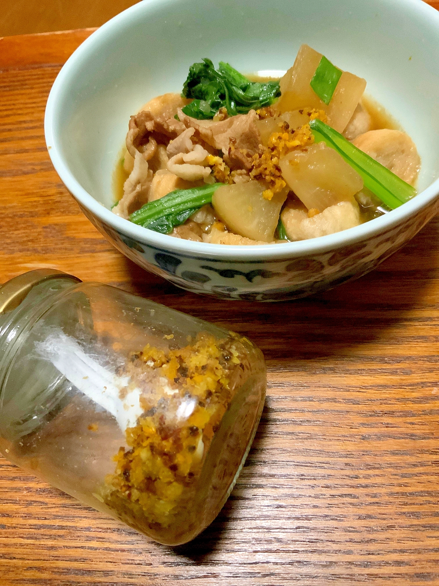 寒い日に～大根 X 豚バラ（鶏）おでん風こってり煮