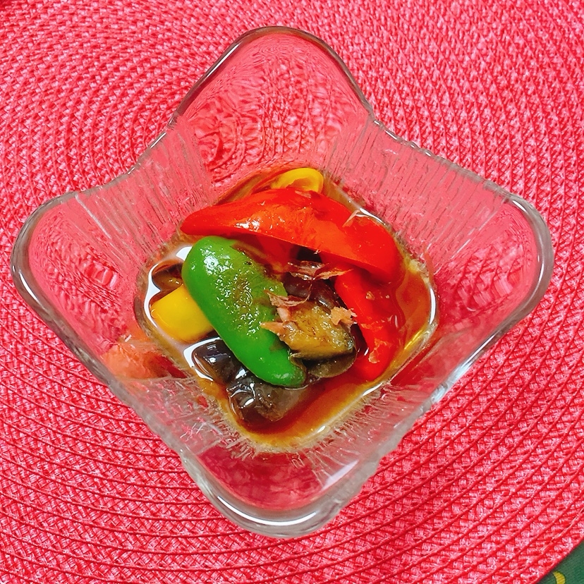パプリカの焼き浸し