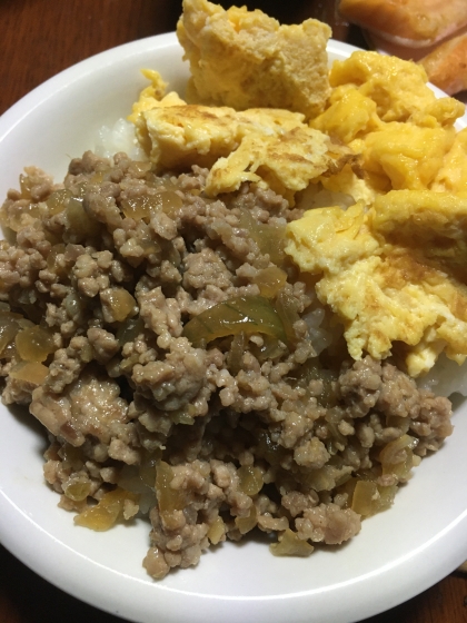 簡単ふわふわ二食丼⭐