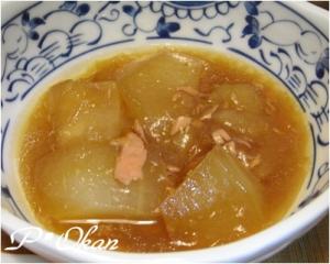 冬瓜とツナ缶のあんかけ