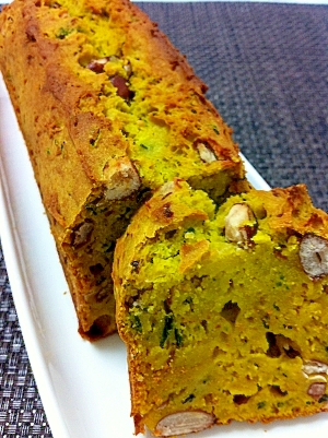 しっとり濃厚 かぼちゃと金時豆のパウンドケーキ レシピ 作り方 By Yasutoami 楽天レシピ