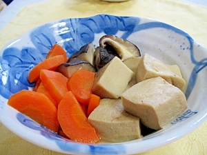 高野豆腐の炊き合わせ