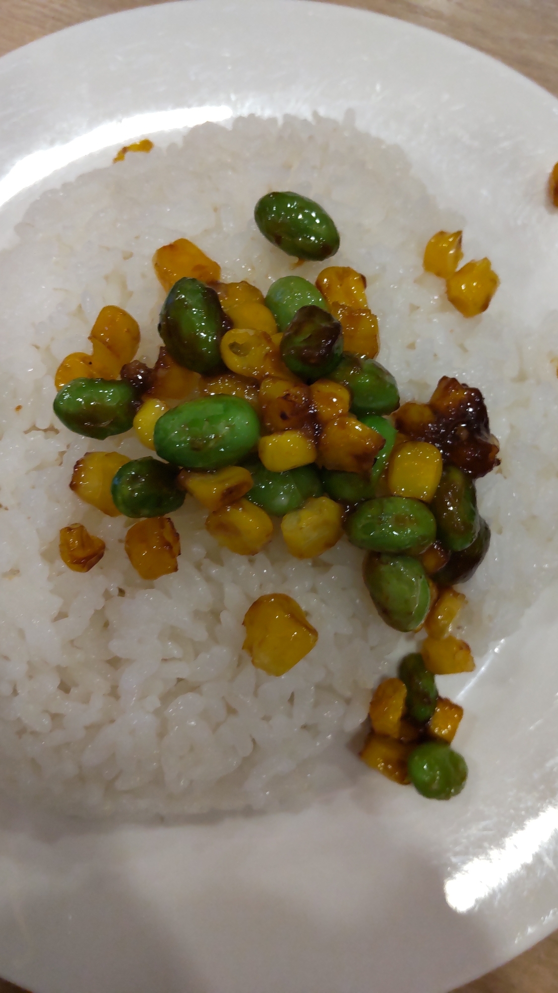 枝豆コーンライス