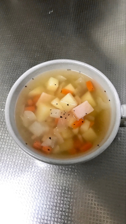 こんばんは♬
夕食のスープにとっても美味しく出来ました✨
今日もごちそうさまでした♡