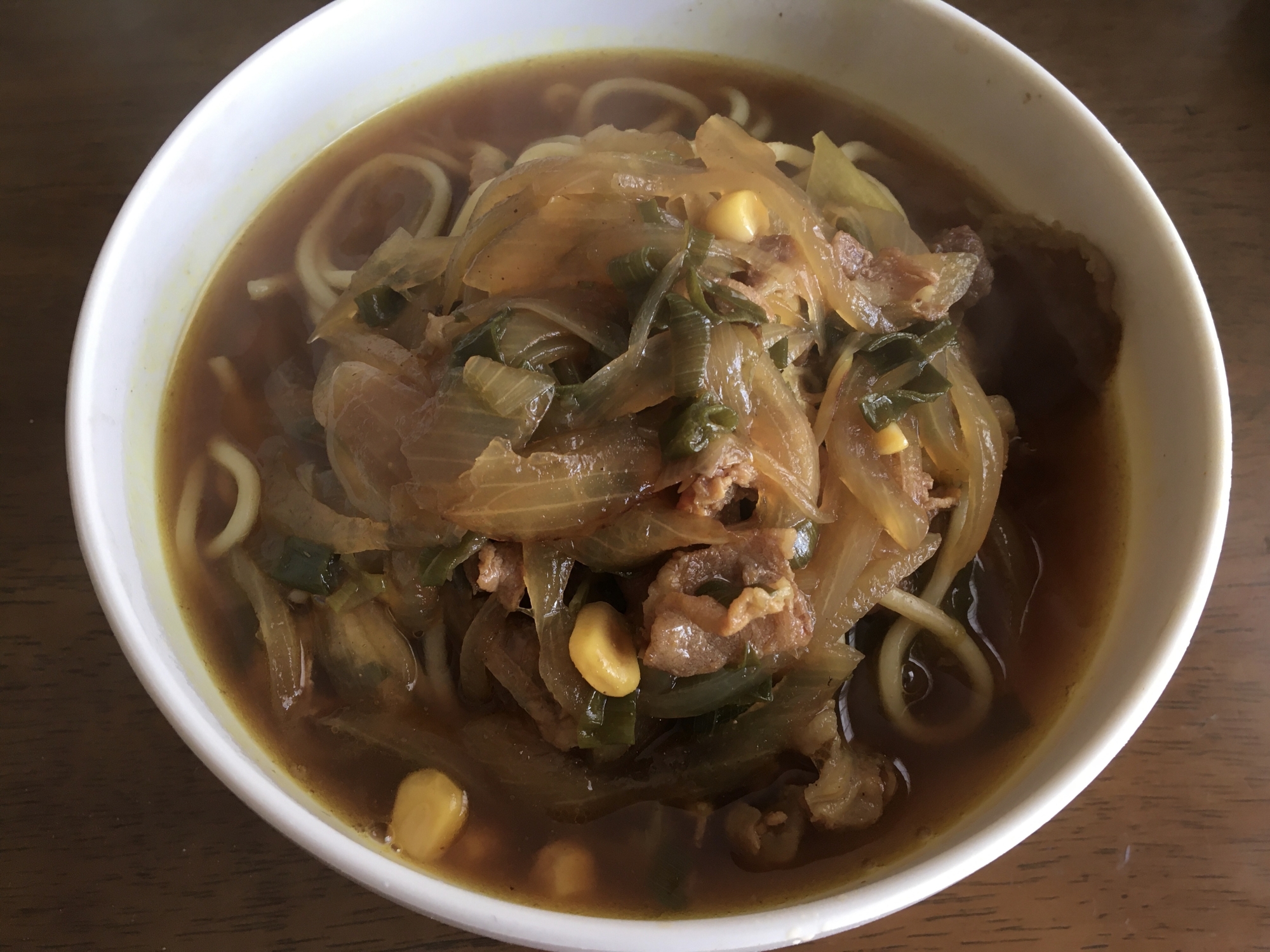 カレー鍋みたいな簡単カレー麺