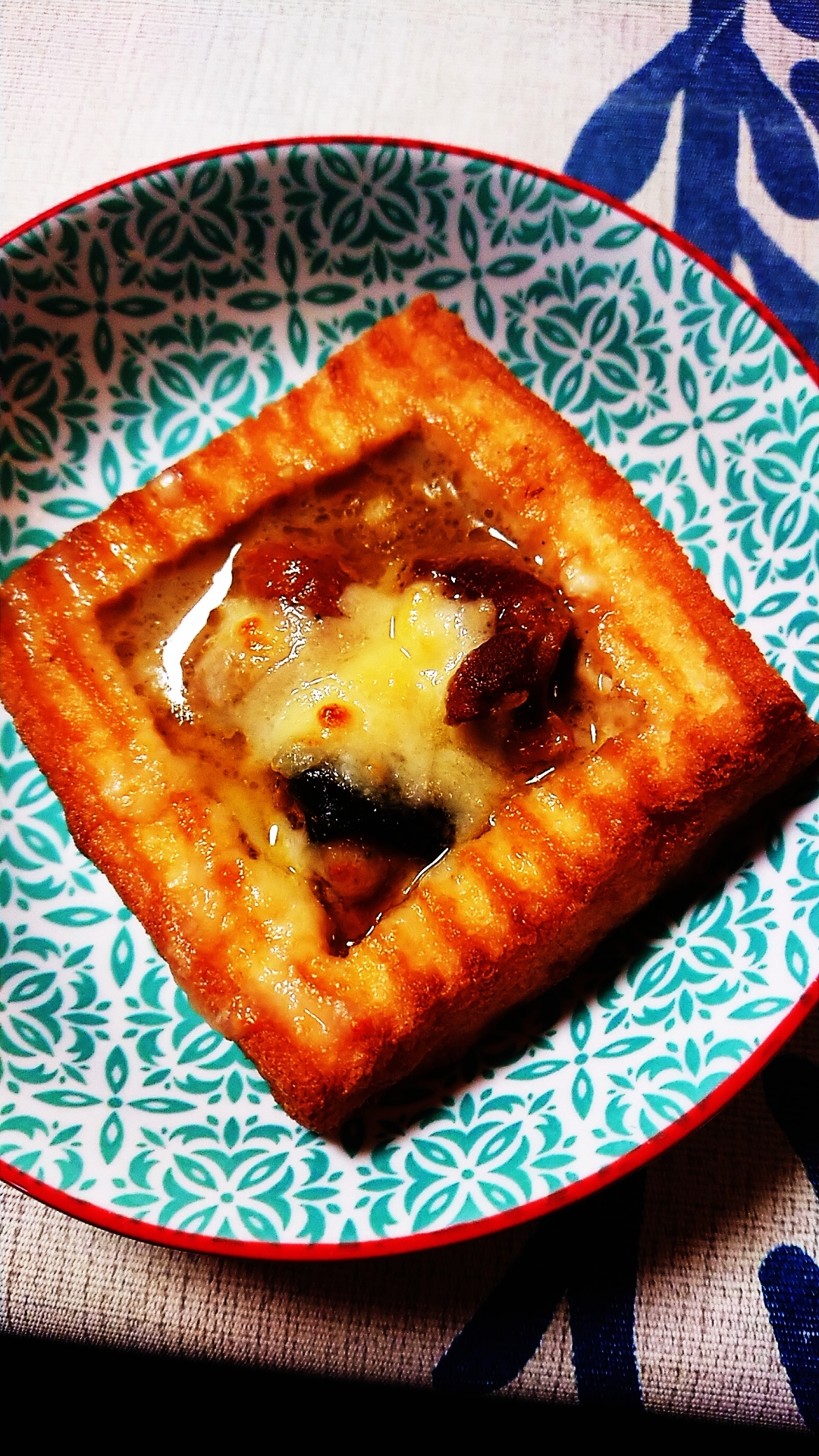 超簡単☆糖質オフ☆タイカレー厚揚げ焼き