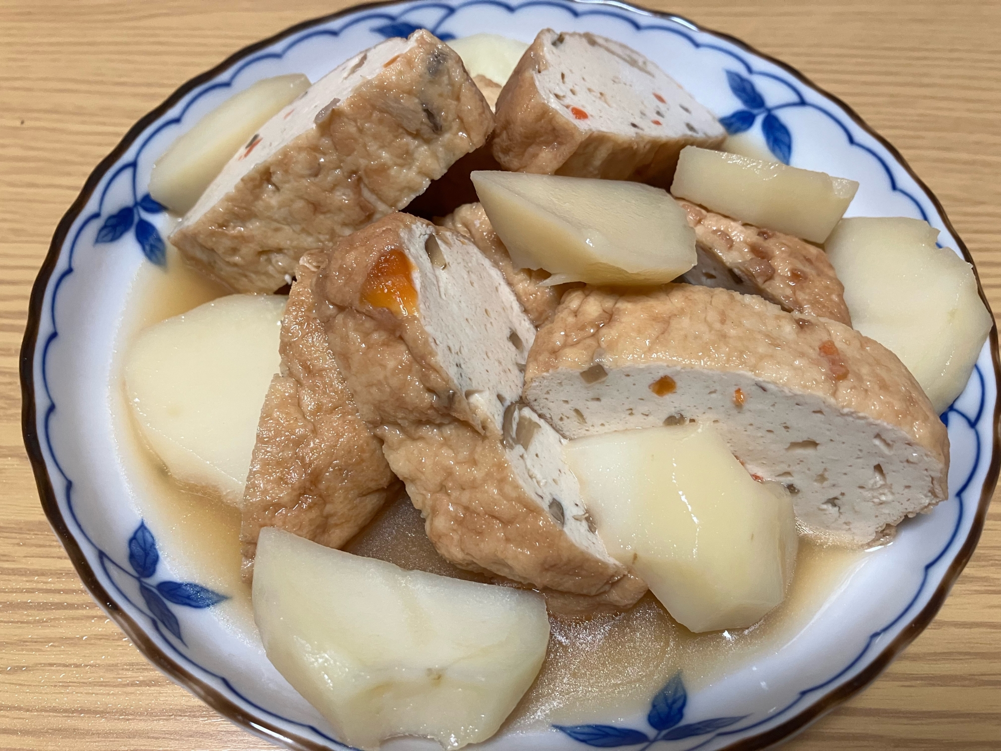 新じゃがときんぴらがんもの煮物☆彡