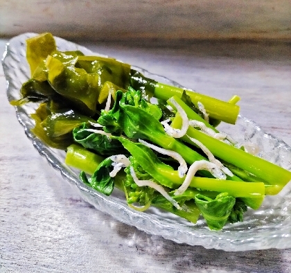 菜花＊しらすの柚子胡椒和え
