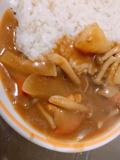 簡単にフレッシュなカレーが作れました(^^)