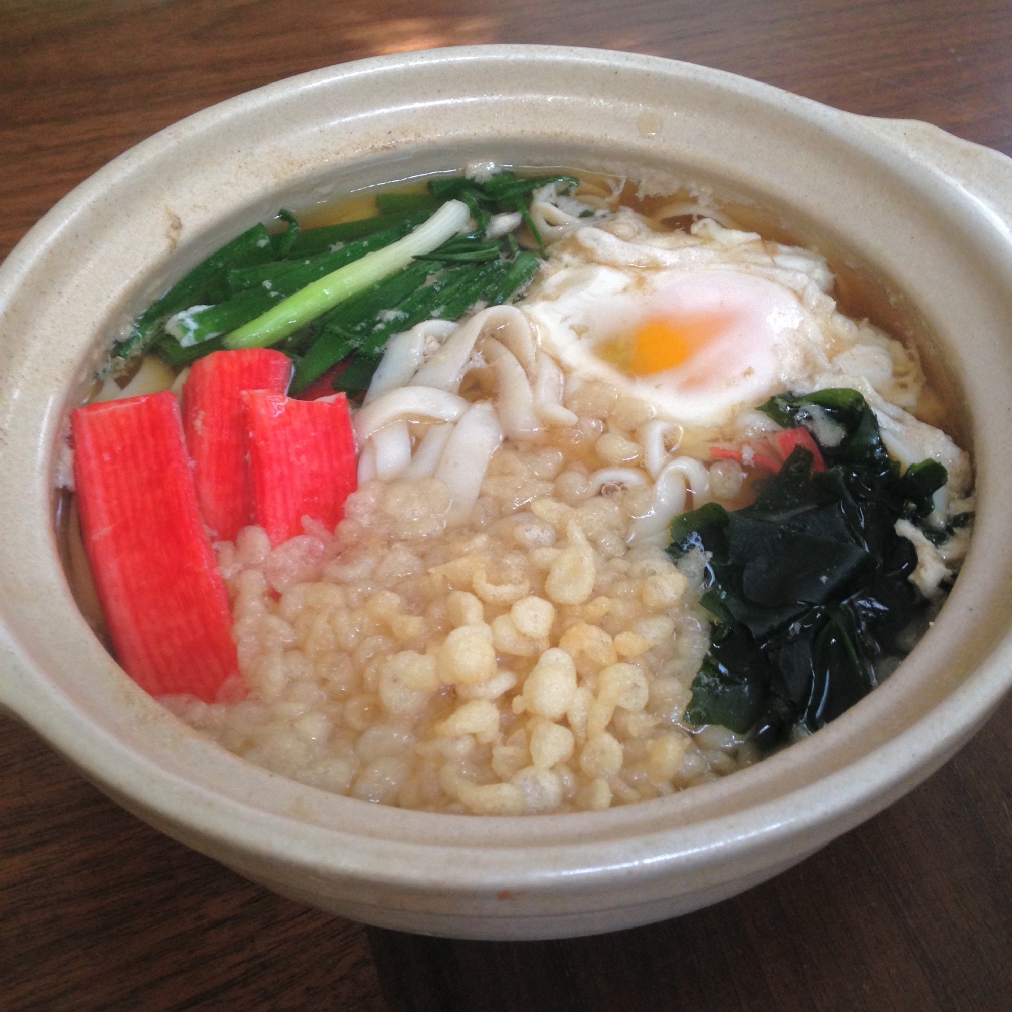 コンニャク麺で★ヘルシー鍋焼きうどん★