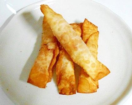 餃子の皮でチーズ揚げ レシピ 作り方 By V るん 0394 楽天レシピ