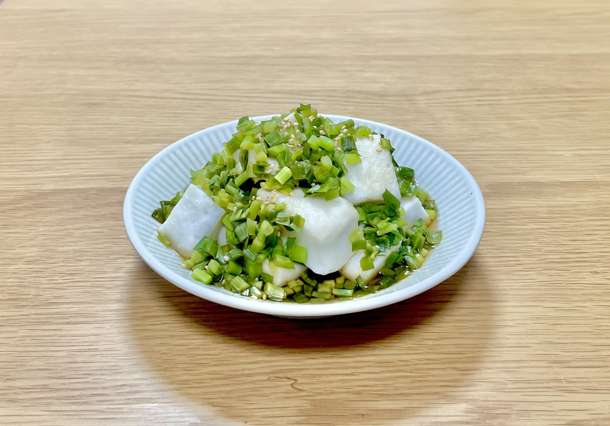 ゆる四毒抜き◆蒸しはんぺんのにらポン酢