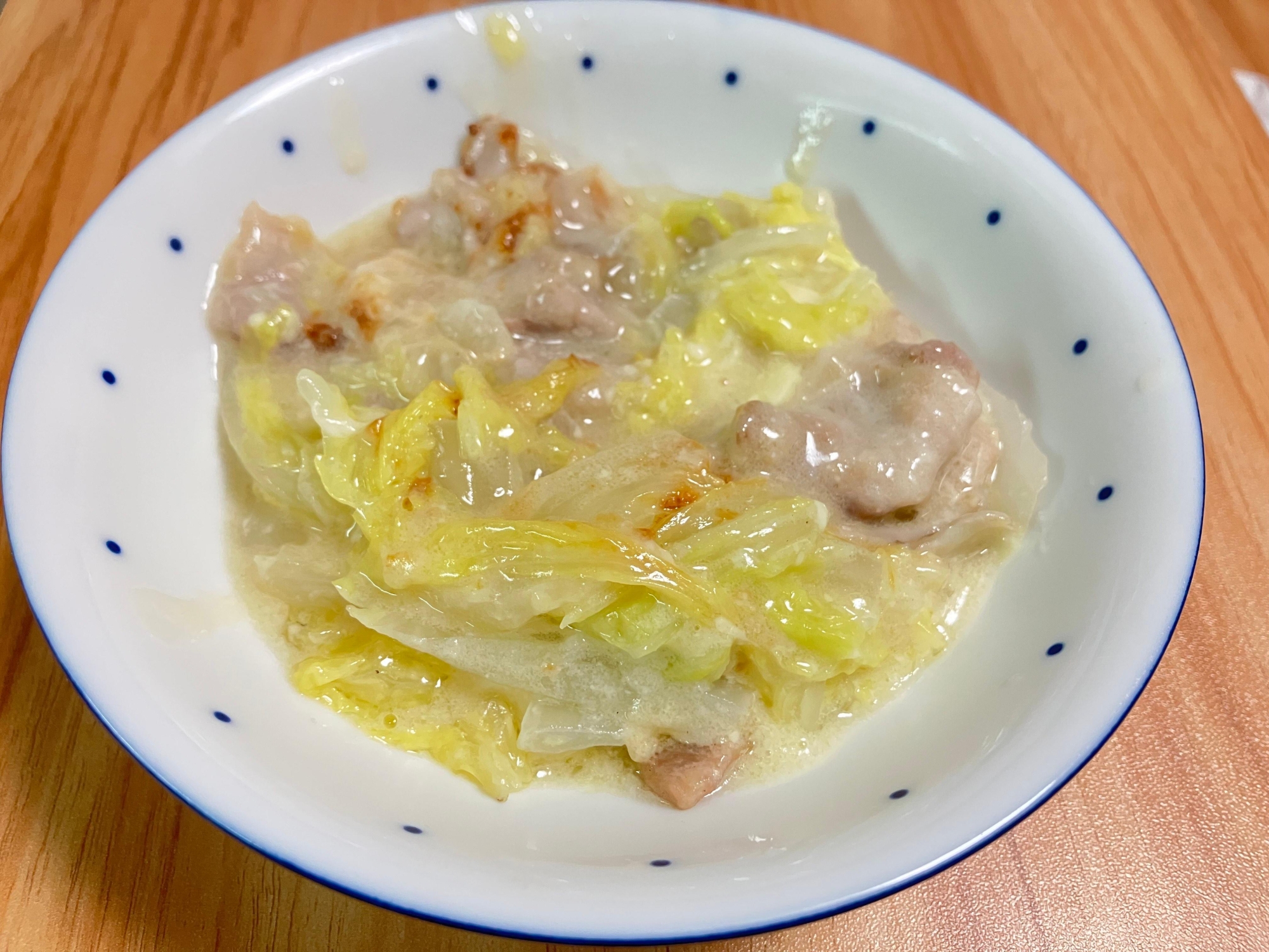 豚バラと白菜の国産チーズクリーム煮